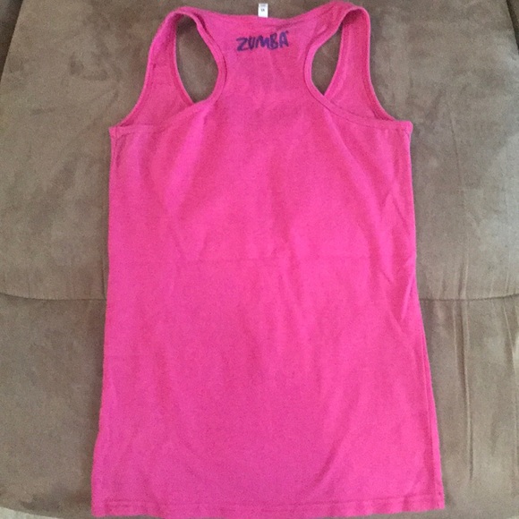 Zumba Crazy Happy Racerback - Back to the Fuchsia - Picture 4 of 4